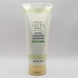 Mary Kay White Tea & Citrus Satin Body Silkening Shea Lotion 6.5 Dryness Relief!